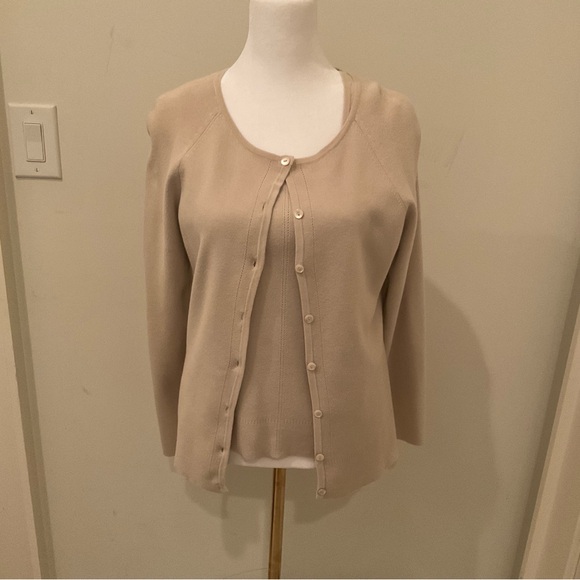 Classiques Entier Cream Knit Cardigan - Picture 1 of 8